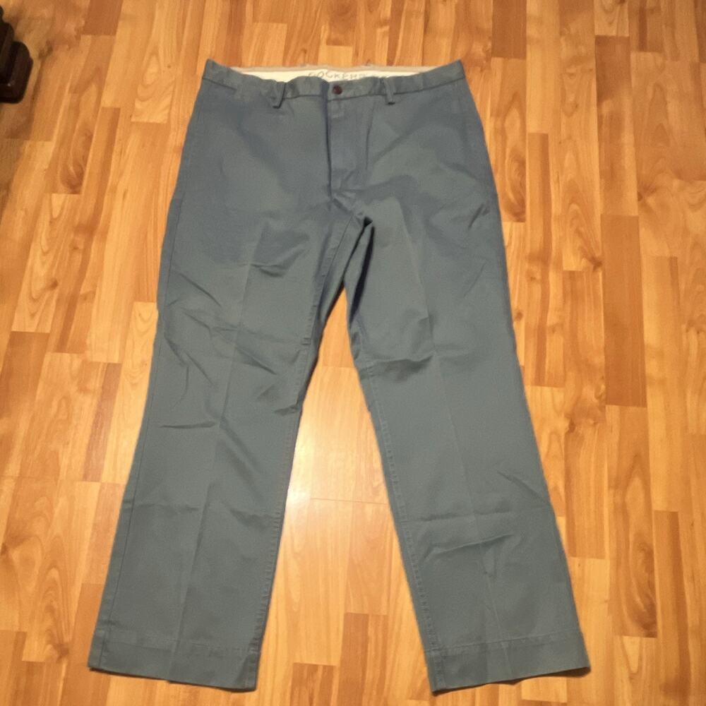 Dockers D3 Classic Men's Blue Twill Pants 36x30 Regular Straight Fit Flat Front